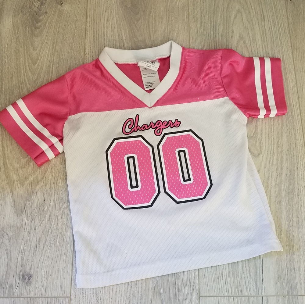 LA Chargers girls top 4T